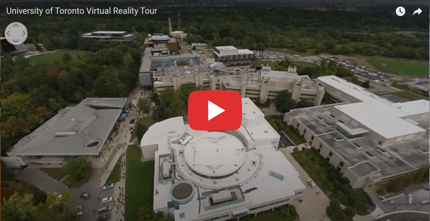 University of Toronto marketing virtual campus tours