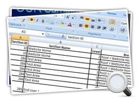 Export to Excel Mini Screenshot