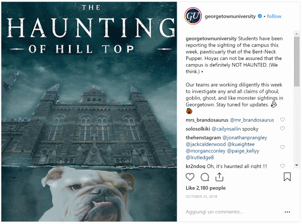 Georgetown Haunting of Hill Top