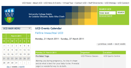 University College Dublin Events