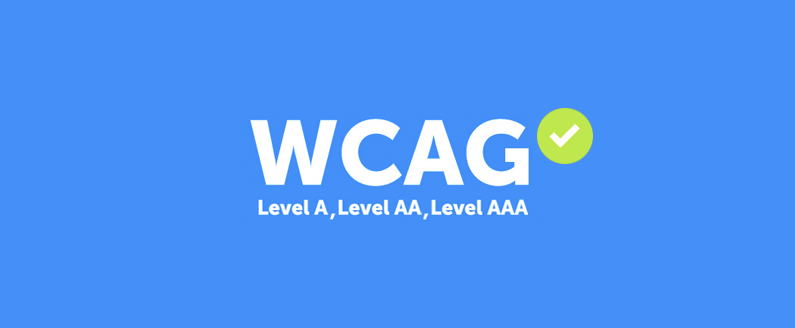 WCAG Logo and A to triple A rating
