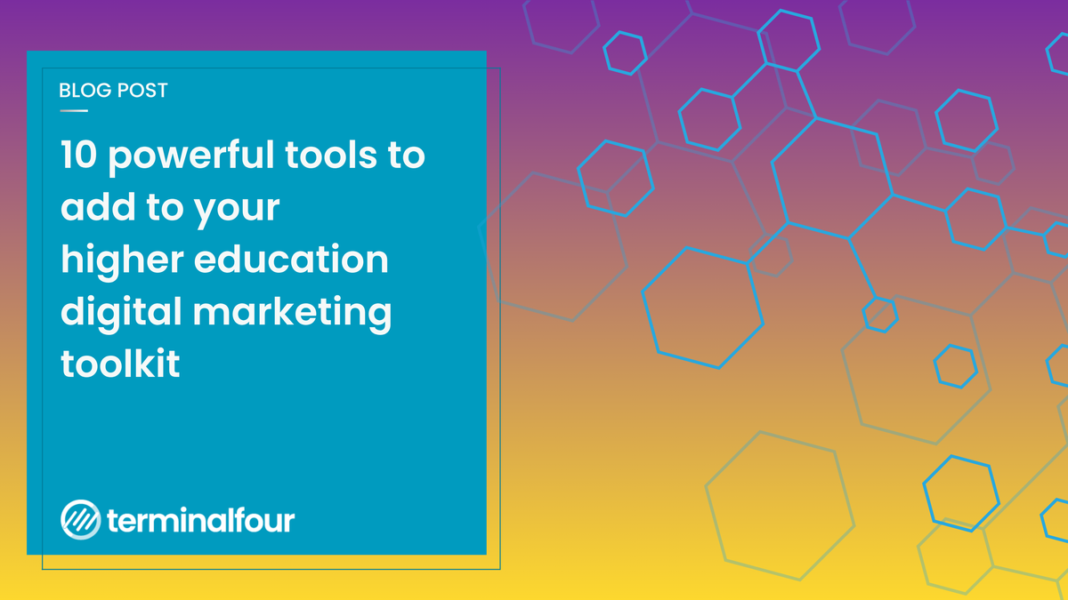 Higher education marketers are increasingly relied upon to be a jack-of-all-trades, but it’s not as complex as it sounds. There are a myriad of easy-to-use tools to help optimize online recruitment campaigns, track progress and results, and engage with prospective students.