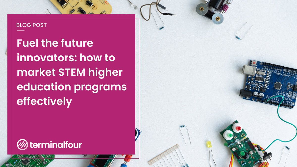 Effectively marketing STEM programs is all about showcasing real opportunities, highlighting career paths and cutting-edge research, and creating engaging stories to inspire young and prospective students. This week, we look at examples of different marketing strategies for STEM courses.