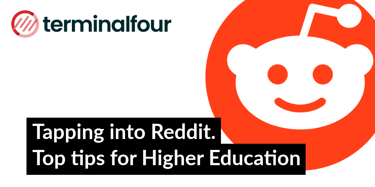 Many universities and colleges aren't using Reddit! It's not as easy to carve out your own corner on Reddit, but if you do the results can be incredible.