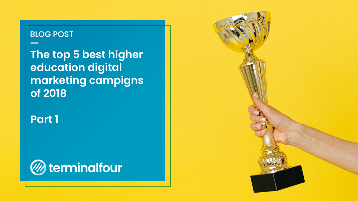 Each New Year, we always look back on what stood out to us as digital marketing highlights in the higher education sector the previous year.