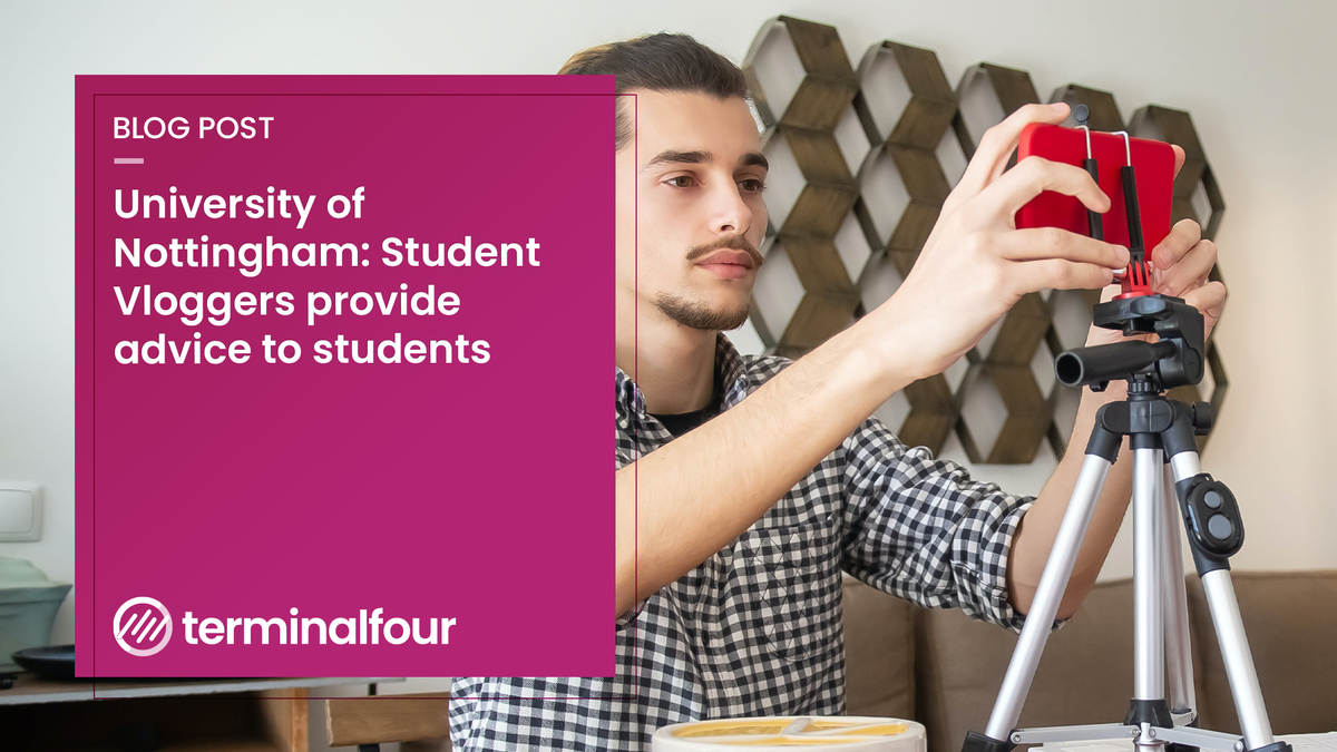 Student vlogs are becoming increasingly important for universities as away to provide an authentic insight into university life.