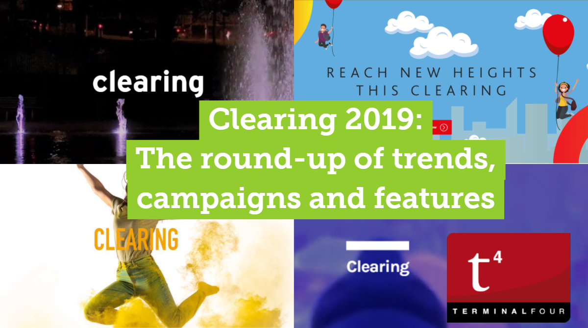This week we trawled the websites of almost every university in the UK to find the emerging trends, new features and best campaigns in clearing 2019