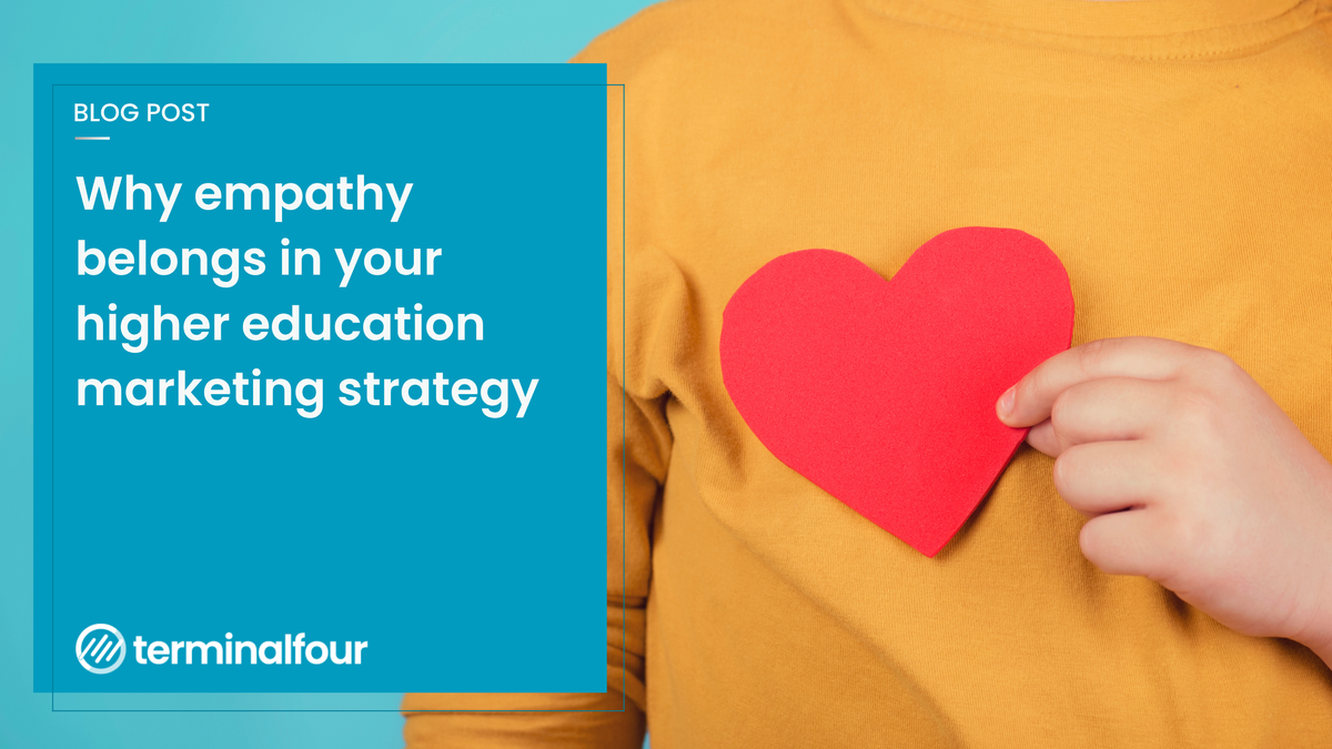Ditch slick sales pitches and discover 10 practical ways higher ed marketers can use empathy and compassion to ease applicant anxiety, build genuine trust, and show prospective students they truly belong before stepping onto your campus.