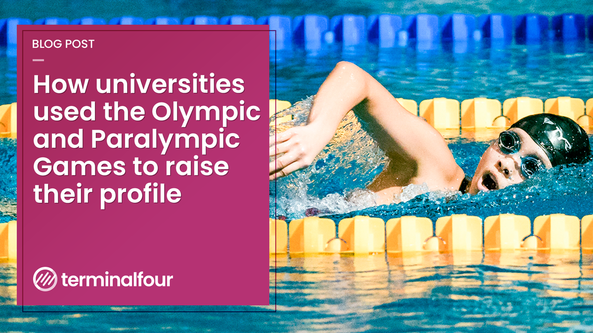 It has had millions worldwide gripped for weeks – as it will do again later this month during the Paralympic Games – and many universities have adopted clever digital ways to tap into the excitement around the Tokyo Olympics 2020 and elevate college profiles.