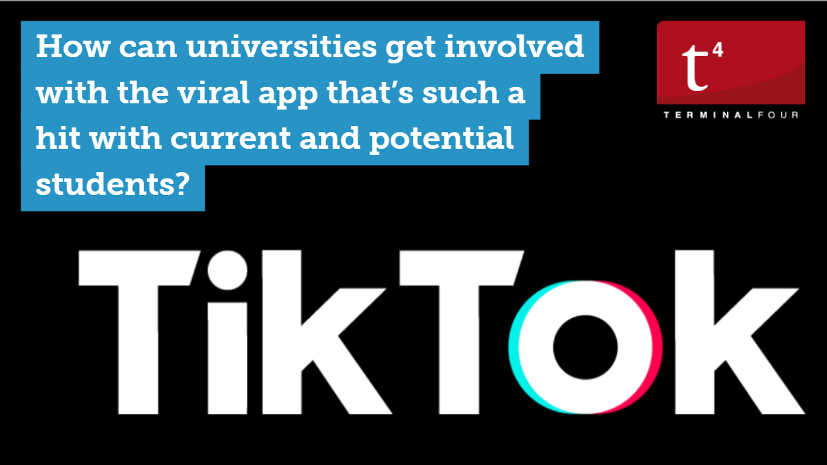 How can universities get involved with the viral app that's such a hit with current and potential students?