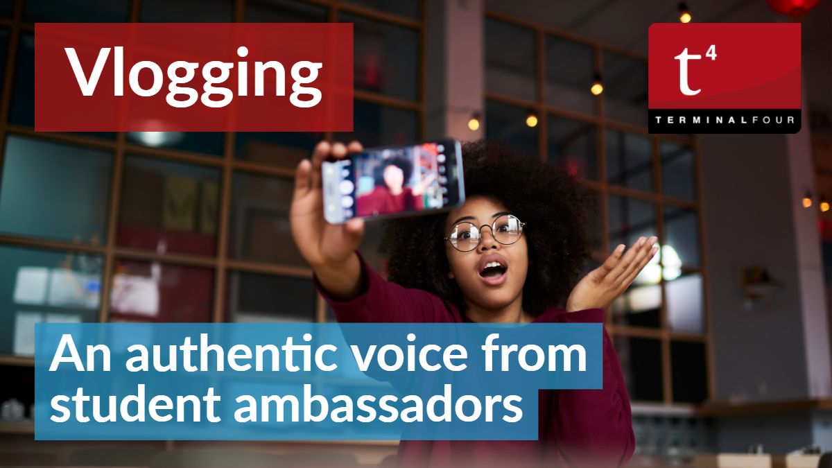 Student vlogs are becoming increasingly important for universities as away to provide an authentic insight into university life.