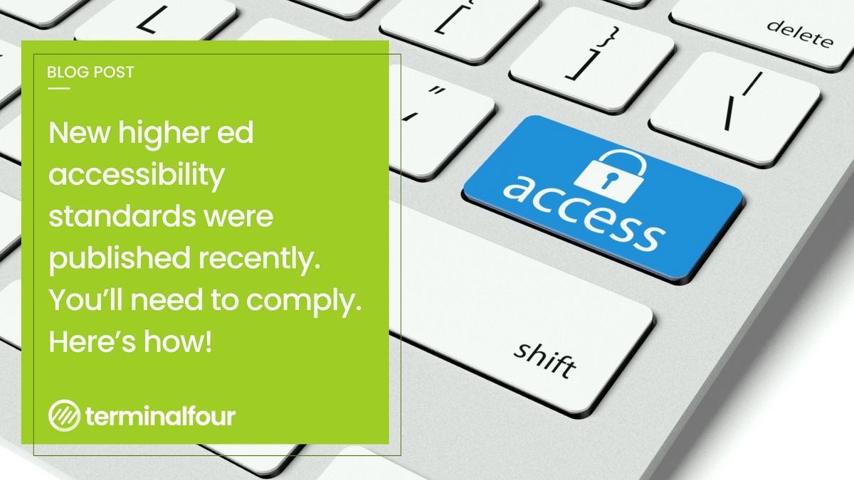Blog - New accessibility updates: what higher education needs to do and ...