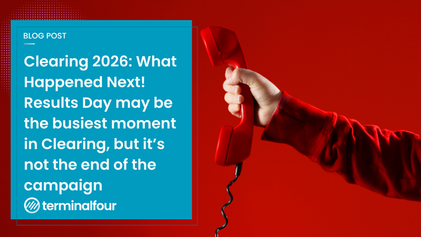 Results Day is the moment Clearing gets all the attention. But some of the most interesting higher-ed digital marketing happened in the days that followed &mdash; helping students move from a place to a decision. Here's what universities have been doing since.