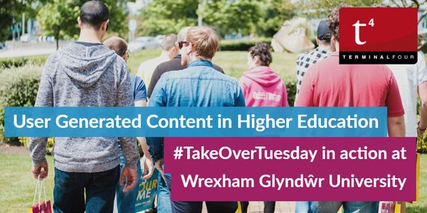 Continuing this month's User Generated Content theme, find out how Wrexham Glyndŵr University in the UK has taken this to the next level.
