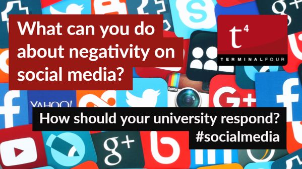 How should your university react? It is not enough to have a customer service or public relations strategy in place...