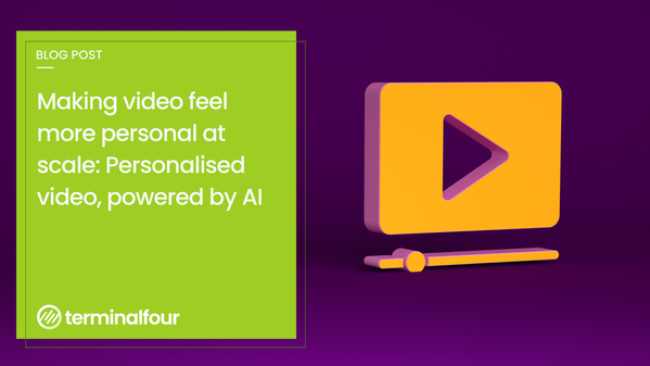 Personalized video is becoming a more practical option for higher education marketers. With the right use of AI, you can create more relevant, timely, and useful video content without turning your team into a production studio.