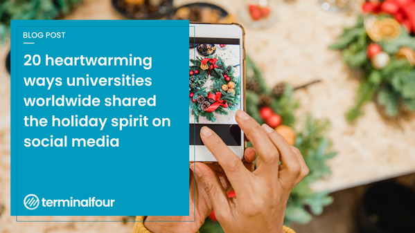 From heartfelt messages and dazzling gingerbread villages to musical renditions and creative productions, we rewind the clock and look back at the heartwarming and innovative ways universities celebrated the holidays on social media.
