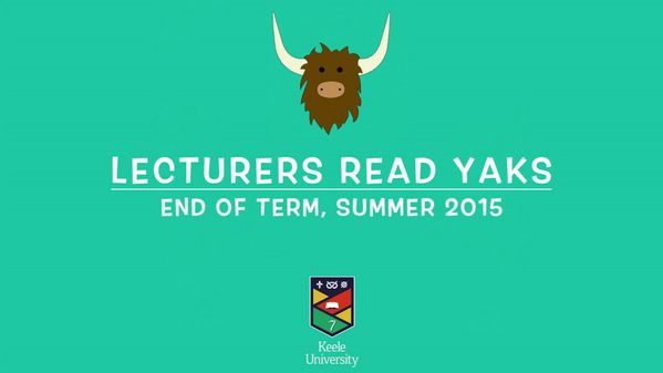 Watch lecturers from Keele University read posts from Yik Yak