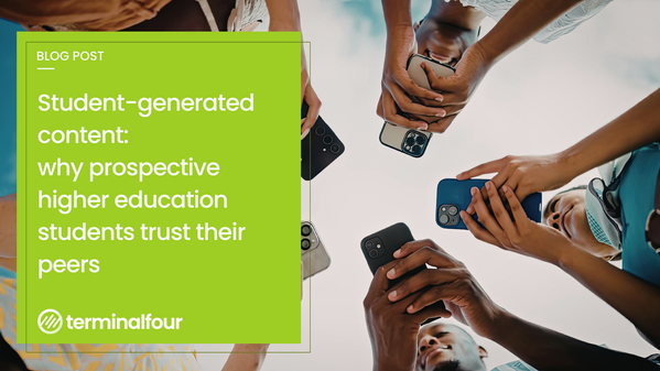 Most prospective students won't start by reading your marketing copy; they'll watch a TikTok, browse Insta, or scroll through Reddit. And they&rsquo;ll pay close attention to what current students are saying. It's a powerful recruitment tools in higher education