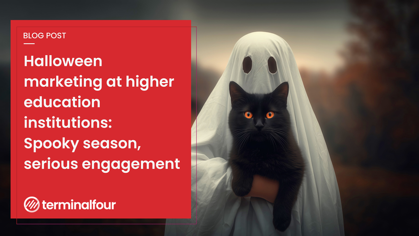 How universities can use Halloween on social media to boost engagement blog Post feature image