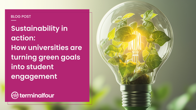 Marketing sustainability: How to turn planet-positive wins into enrolment growth blog Post feature image