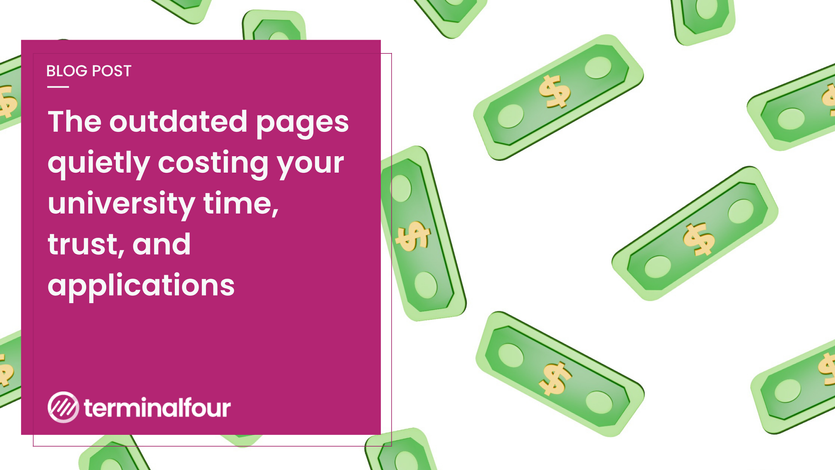 The hidden cost of outdated content on university websites blog Post feature image