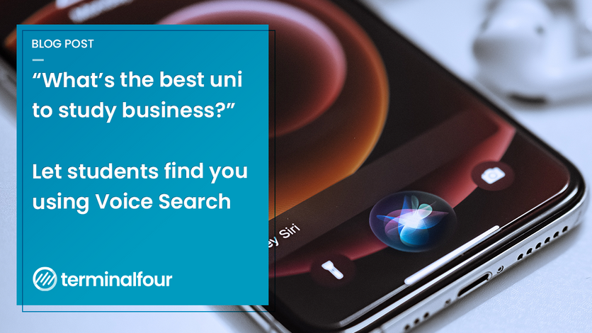 Is your university or college prepared for the voice search revolution? blog Post feature image