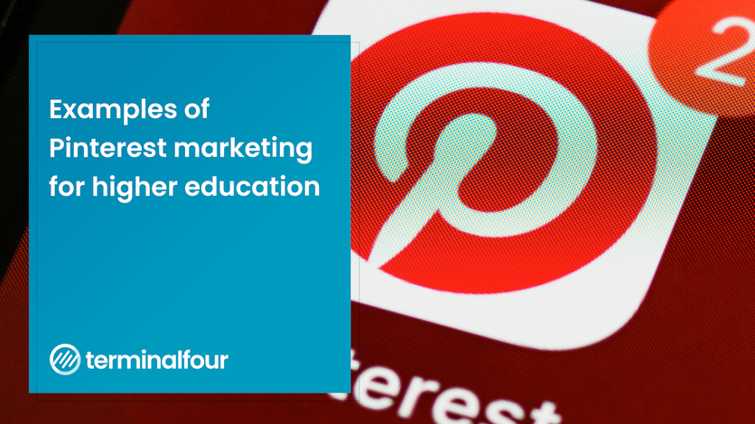 Pinterest tips and best practices for higher education blog Post feature image