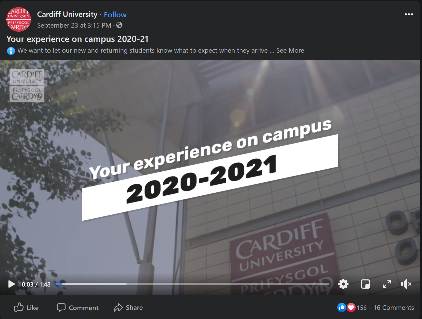 Cardiff Uni Video