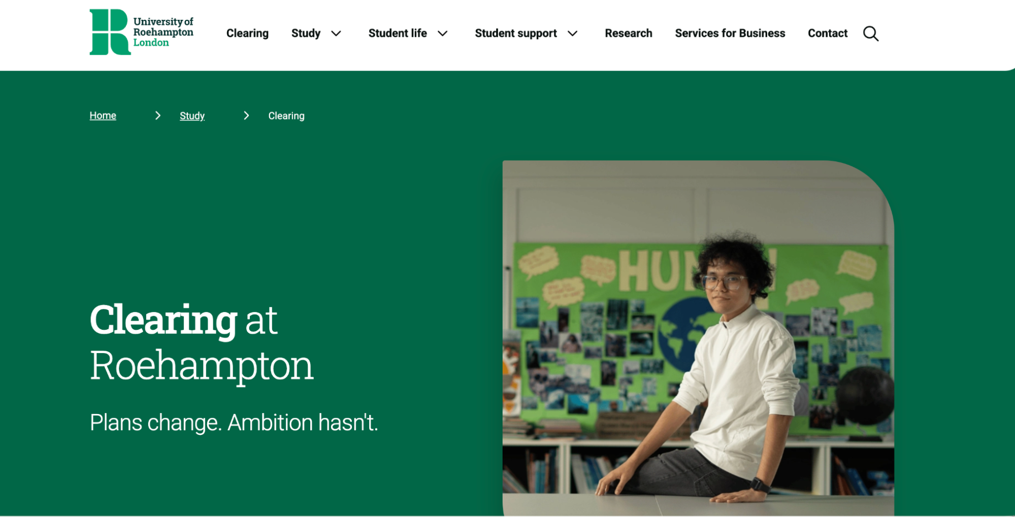 Clearing 2026 higher education marketing examples