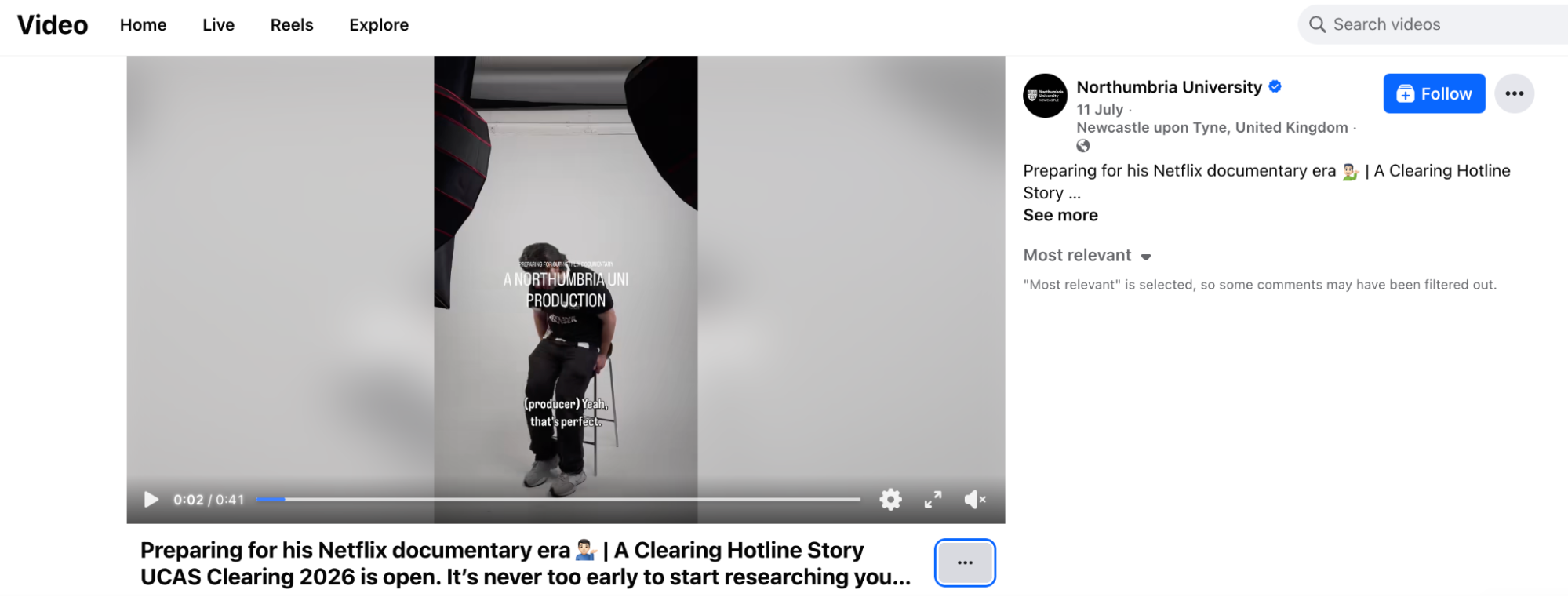 Clearing 2026 higher education marketing examples