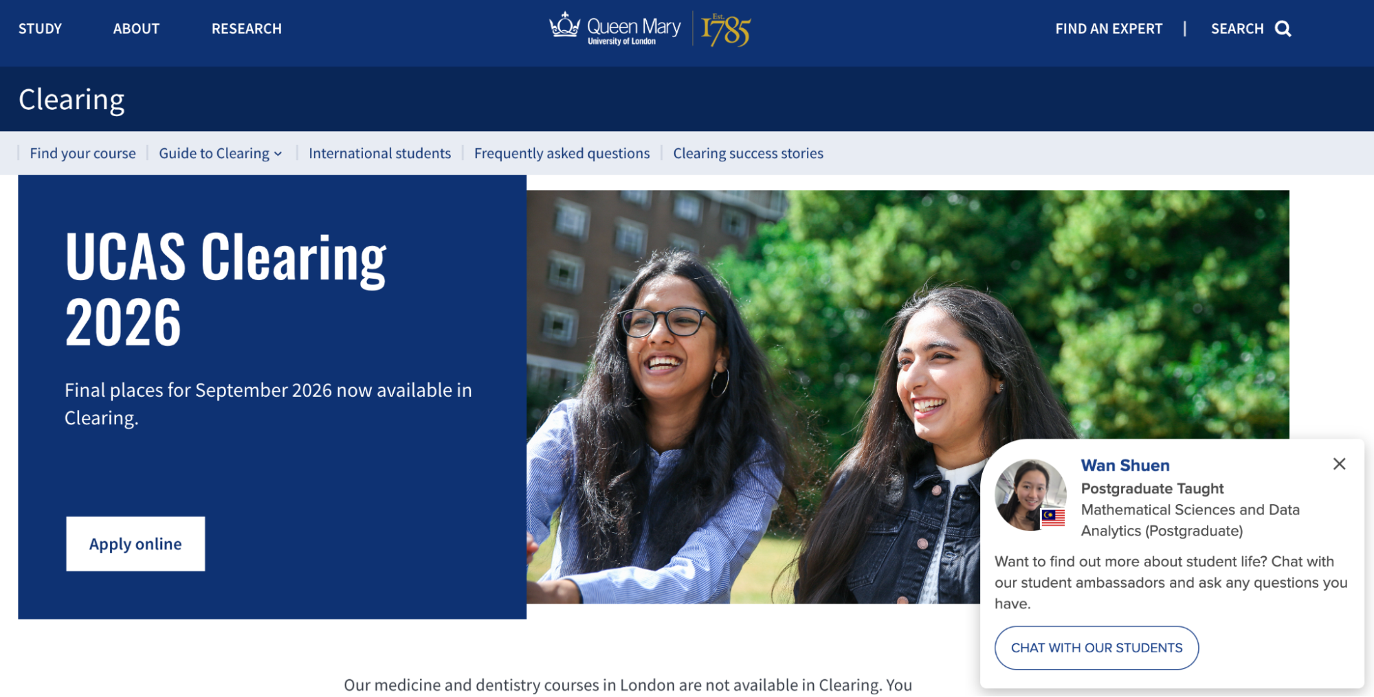 Clearing 2026 how to recruit in higher education