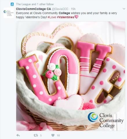 Image of a basket of cookies spelling Love 