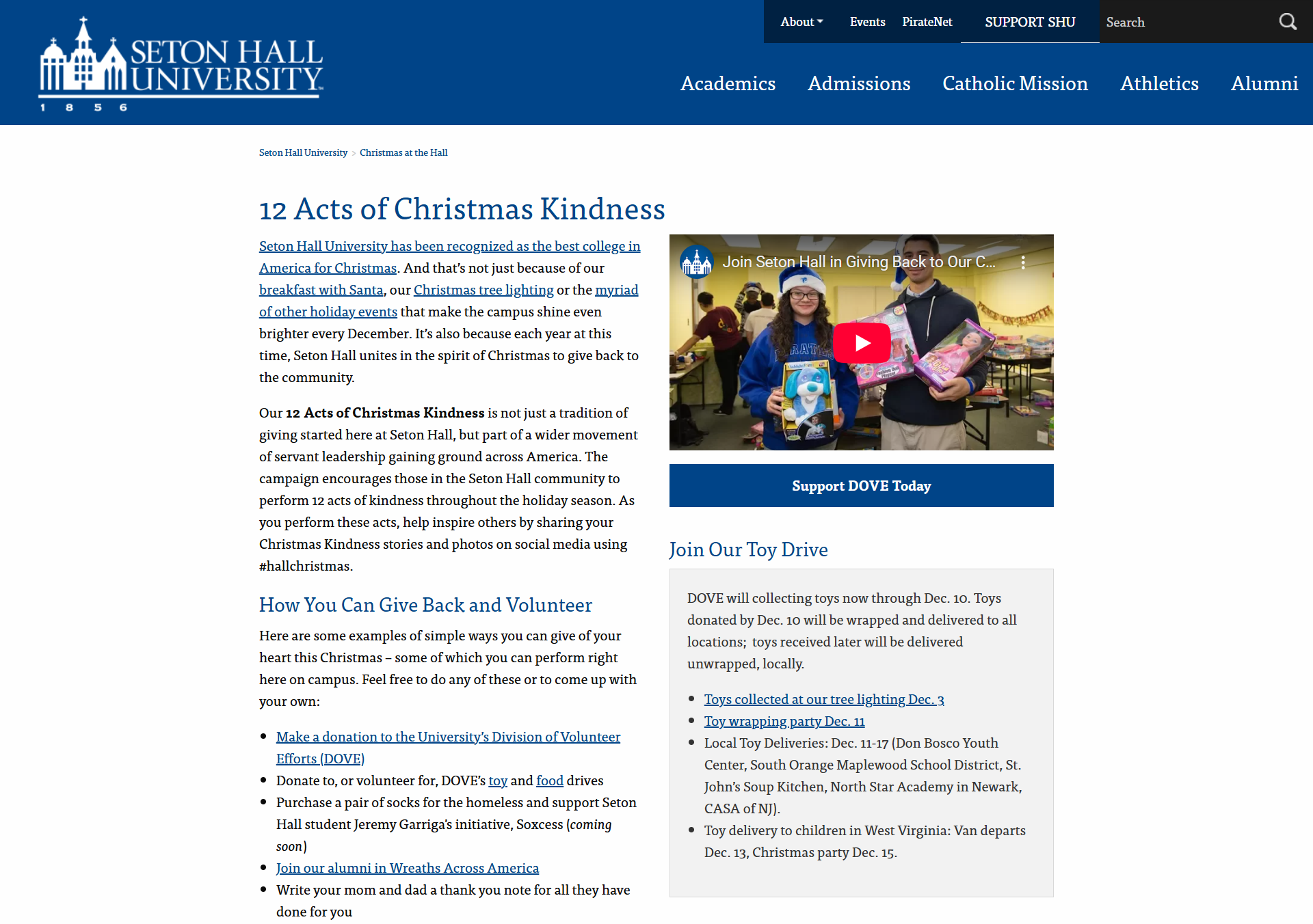 Creating campus Christmas cheer and boosting student engagement in HE-