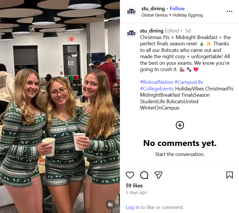 Creating campus Christmas cheer and boosting student engagement in HE