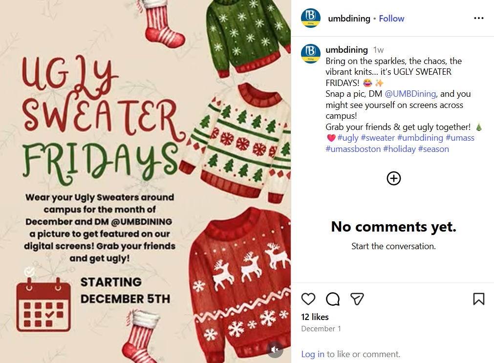 Creating campus Christmas cheer and boosting student engagement in HE