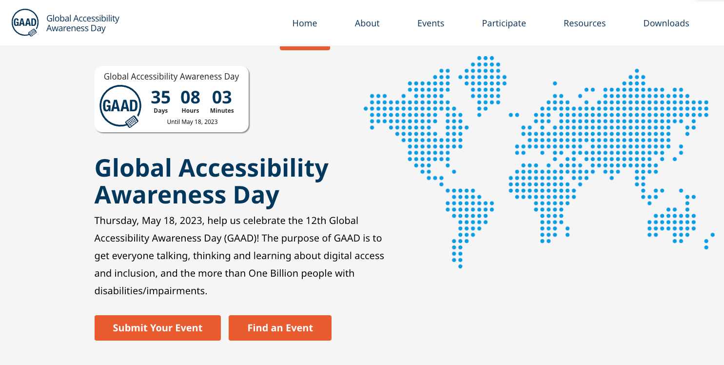 GAAD accessibility events for higher education