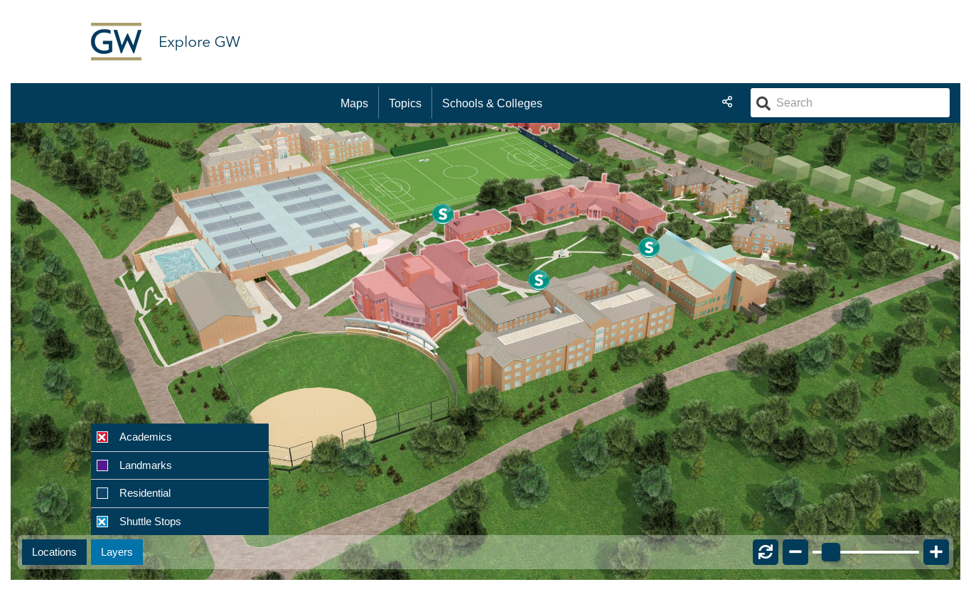 George Washington University virtual campus tour