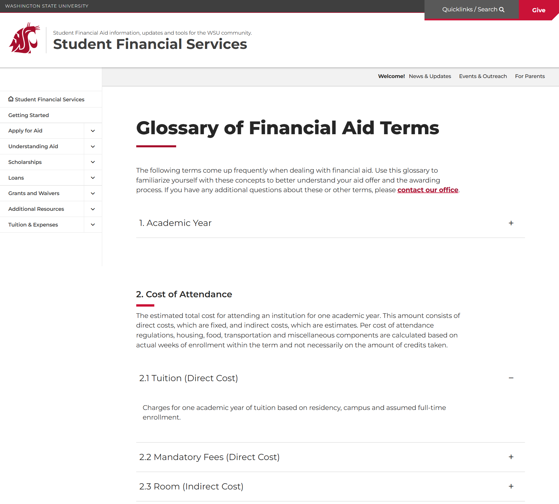 Helping students understand tuition and financial aid