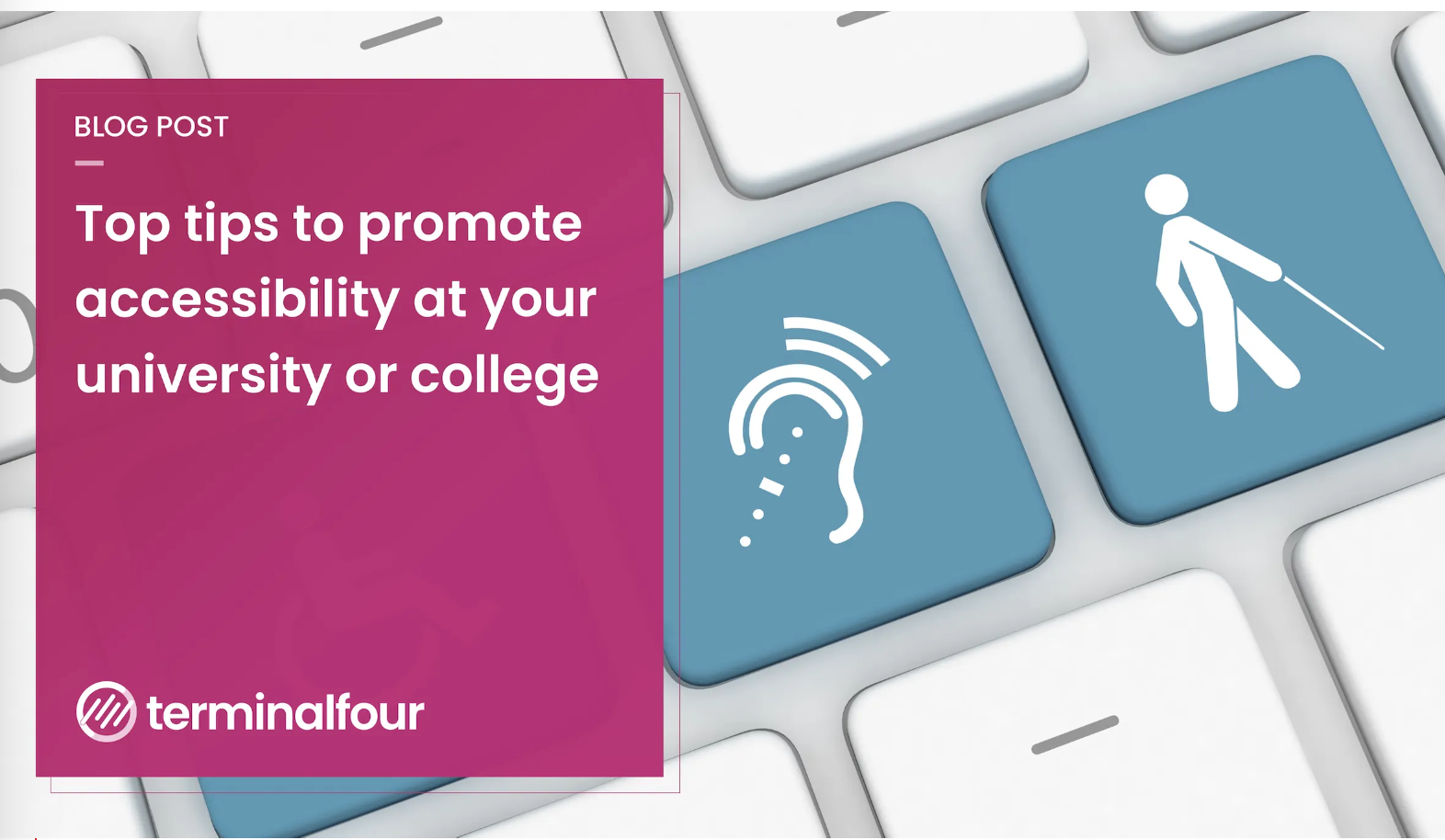 How to improve accessibility in higher education