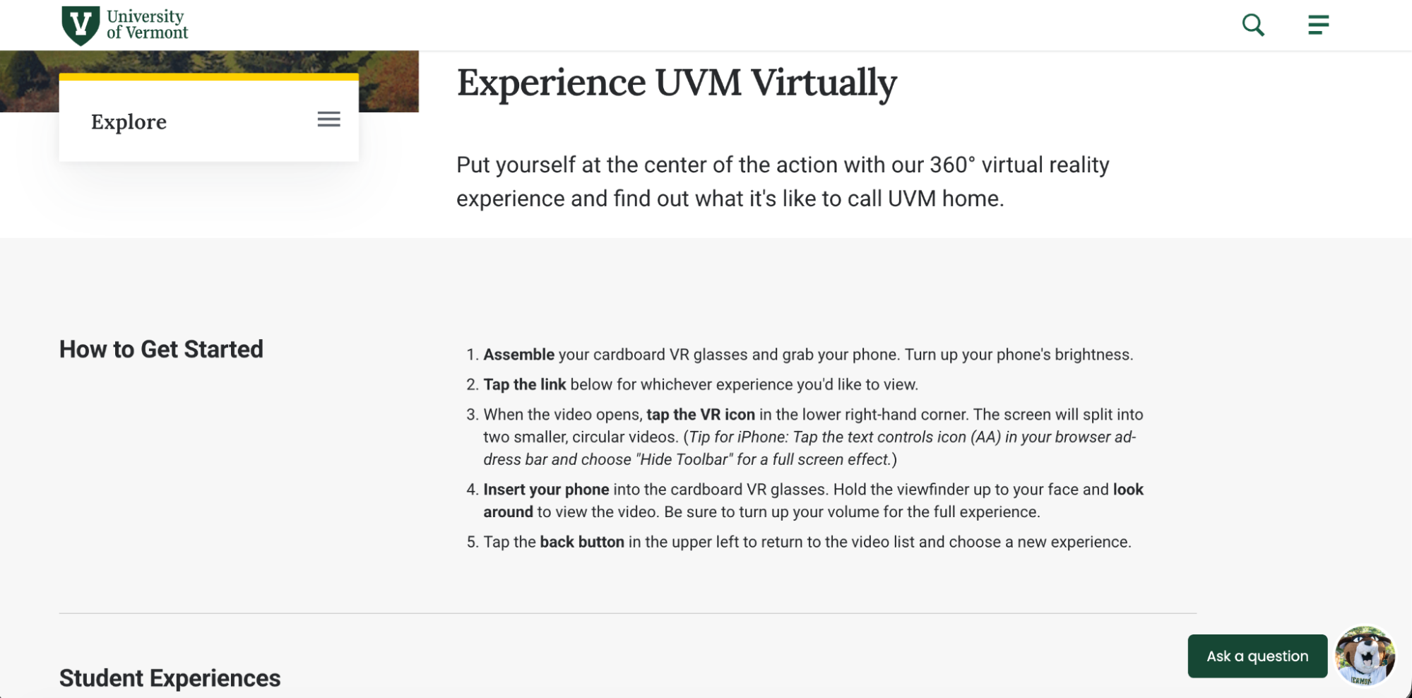 Interactive content and video for higher ed