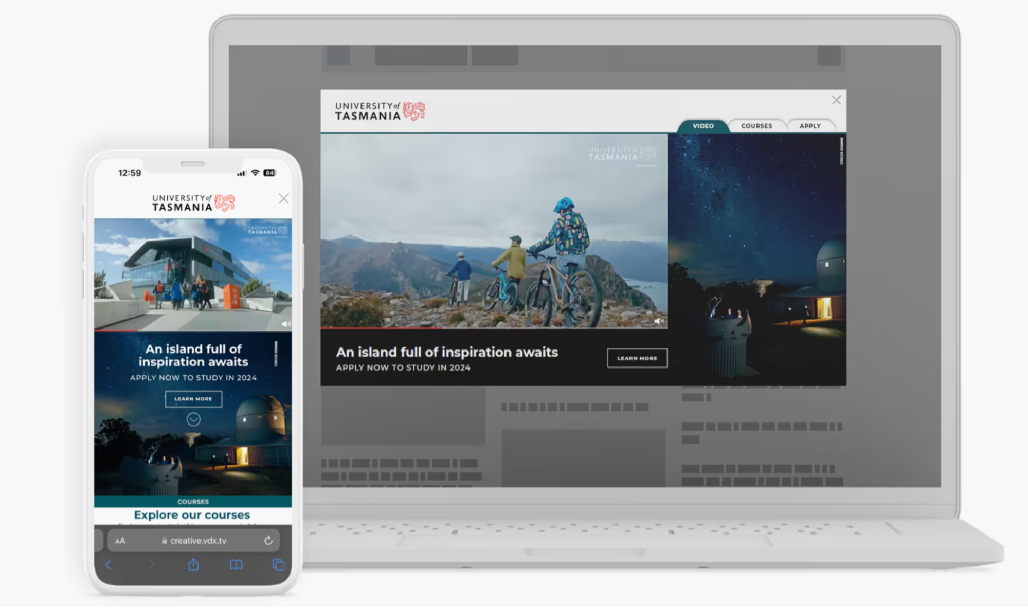 Interactive content and video for higher ed