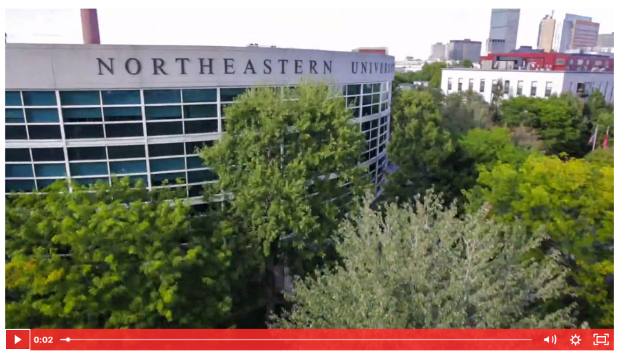 Northeastern University Drone Tour