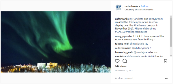 University of Alaska Fairbanks – Northern Lights