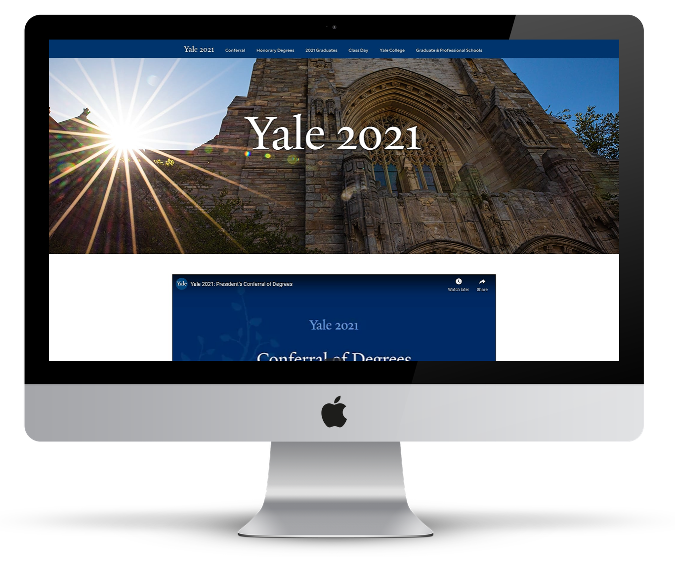 Yale 2021 Graduation