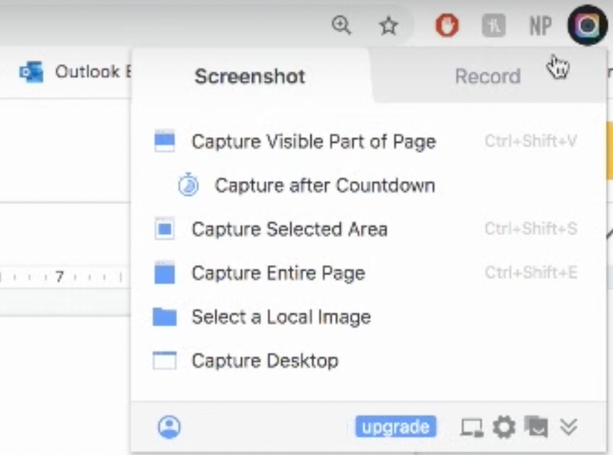 digital marketing screenshots for higher education