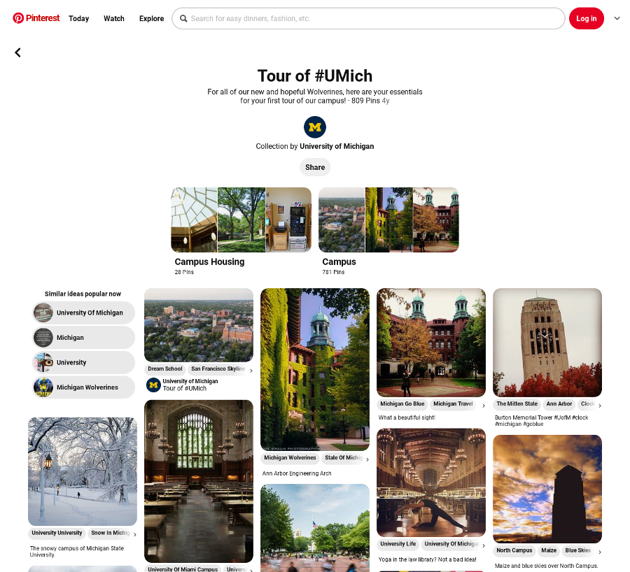 how to use pinterest for higher education