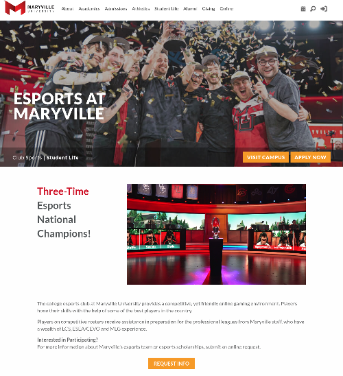 marketing esports for universities and colleges