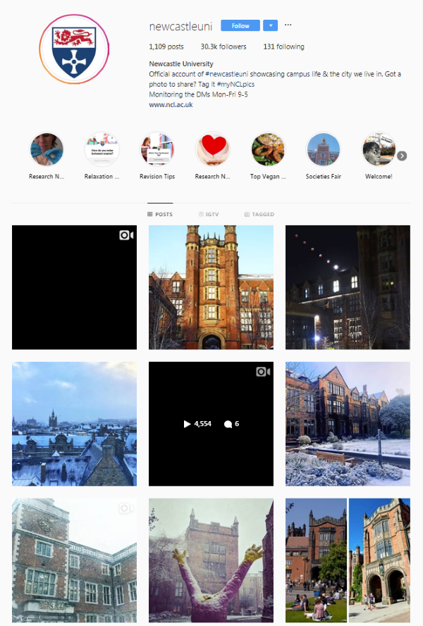 Newcastle Instagram