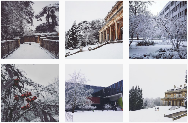 Oxford Brookes Snow Montage